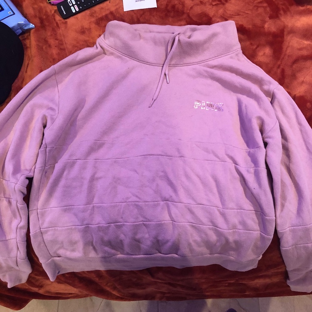 Victoria secret pink turtle neck hoodie!